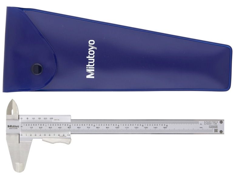Mitutoyo Nóniuszos tolómérő rugós rögzítővel, 0-150 mm (0-6"), 0.02 mm (0.001") (531-128) termék fő termékképe