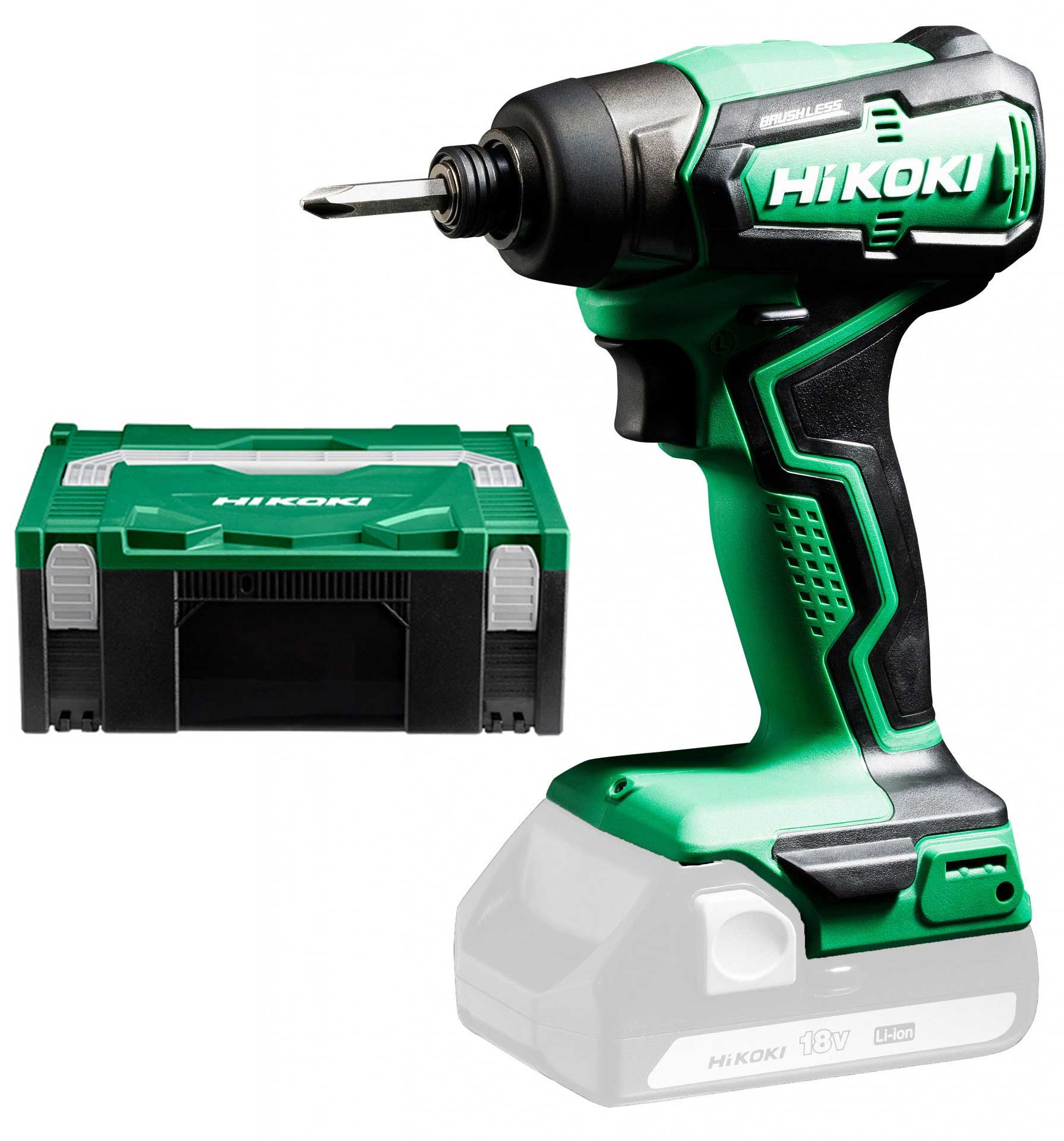HiKoki WH18DDW2Z akkus ütvecsavarozó (akku és töltő nélkül, Hitbox kofferben) termék fő termékképe